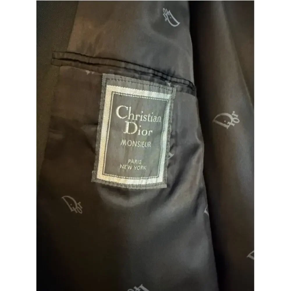 Vintage Christian Dior Monsieur Black Tailored Blazer Approx 42R